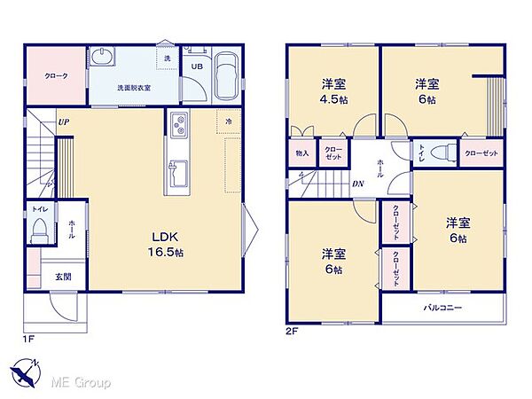 間取りを拡大表示
