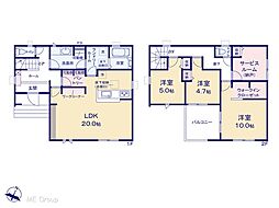 越谷市千間台西4丁目 4期 新築一戸建て 全1棟