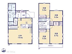 柏市南逆井2丁目 1期 新築一戸建て 全1棟
