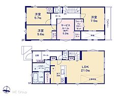 松戸市五香西2丁目 3期 新築一戸建て 全3棟