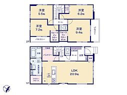 野田市中根 4期 新築一戸建て 全6棟
