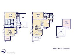 市川市中国分5丁目 新築一戸建て 全1棟