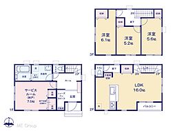 川口市西川口2丁目 新築一戸建て 全6棟