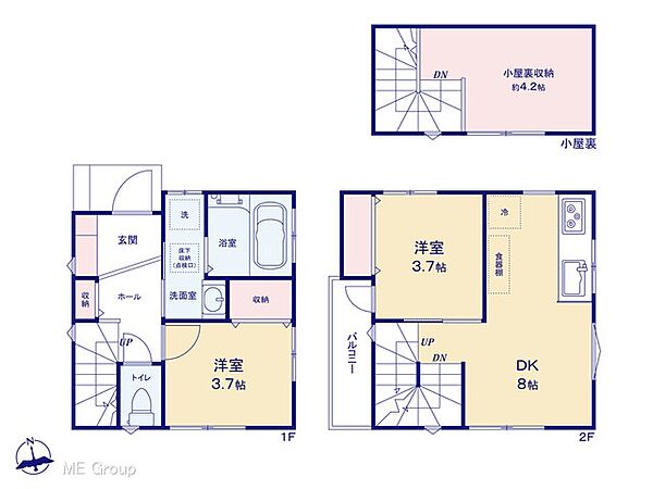 間取りを拡大表示
