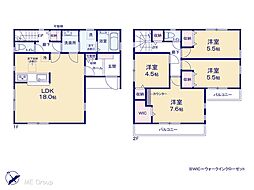 越谷市神明町1丁目 1期 新築一戸建て 全3棟