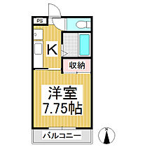 シャトーアベニュー村山  ｜ 長野県上田市下之郷（賃貸マンション1K・3階・23.00㎡） その2