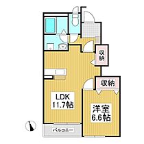 Ｍａｉ　Ｐａrｔｉｒ  ｜ 長野県上田市岩下（賃貸アパート1LDK・1階・44.73㎡） その2