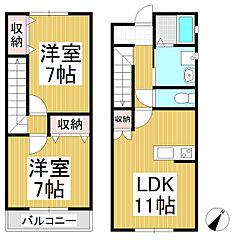 物件の間取り