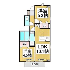 物件の間取り