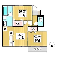 物件の間取り