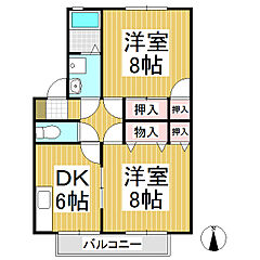 物件の間取り