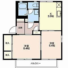 物件の間取り
