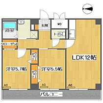 ドミール坂本 102 ｜ 広島県福山市手城町4丁目9-50（賃貸マンション2LDK・1階・60.80㎡） その2