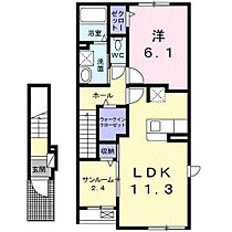 広島県福山市千田町3丁目63番9-2号（賃貸アパート1LDK・2階・50.96㎡） その2