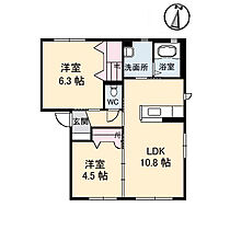 River Court I棟 102 ｜ 広島県福山市千田町2丁目30-10（賃貸アパート2LDK・1階・50.04㎡） その2