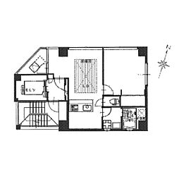 トナカイ神田タワーの間取図画像