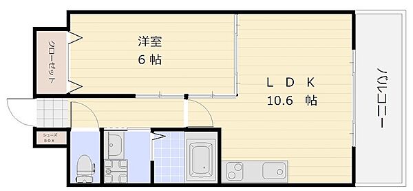 KハイツIII 104｜広島県広島市安佐南区祇園３丁目(賃貸マンション1LDK・1階・38.92㎡)の写真 その2