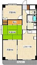 プラザMAC  ｜ 広島県広島市安佐南区川内１丁目（賃貸マンション3LDK・1階・65.70㎡） その2