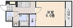 NASコーポ中須 1Kの間取図画像