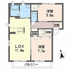 物件の間取り