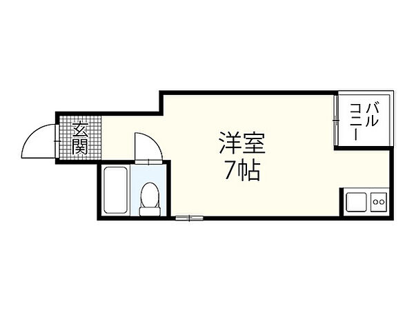 第一浜村ビル 0401｜広島県広島市東区愛宕町(賃貸マンション1R・4階・18.00㎡)の写真 その2