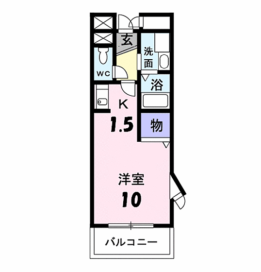 コートレジデンス ｜広島県広島市安佐南区緑井1丁目(賃貸マンション1R・3階・29.63㎡)の写真 その2