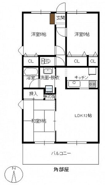 ムーンライトハイム ｜広島県広島市佐伯区五日市駅前1丁目(賃貸アパート3LDK・6階・67.10㎡)の写真 その2