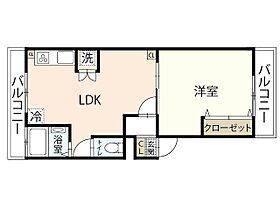 広島県広島市中区西白島町（賃貸マンション1LDK・2階・38.00㎡） その2