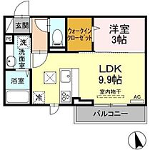 sun road en  ｜ 広島県広島市安佐南区上安1丁目（賃貸アパート1LDK・1階・33.52㎡） その2