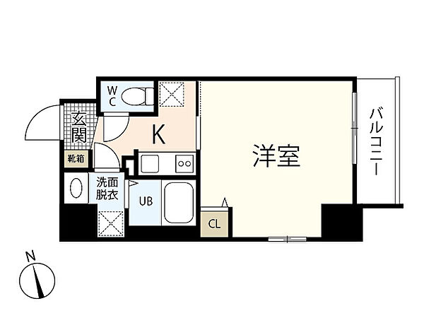 ウェンディ橋本町 ｜広島県広島市中区橋本町(賃貸マンション1K・10階・29.03㎡)の写真 その2