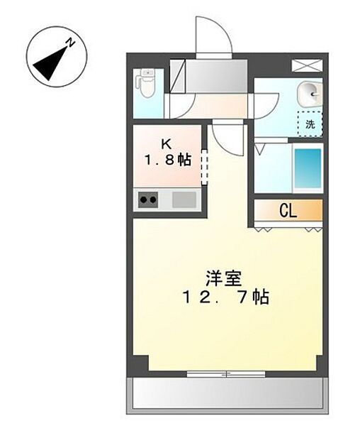 リビエール ｜広島県広島市安佐南区川内5丁目(賃貸マンション1K・3階・36.00㎡)の写真 その2