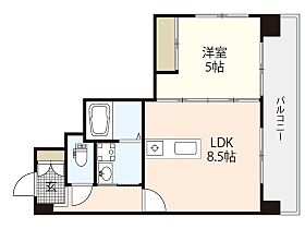 KENSEI7  ｜ 広島県広島市西区中広町1丁目（賃貸マンション1LDK・5階・33.33㎡） その2