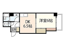 グランシャリオ横川 1階1DKの間取り