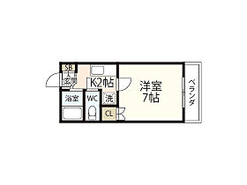 レジデンス上安  ｜ 広島県広島市安佐南区上安1丁目（賃貸マンション1K・1階・20.80㎡） その2