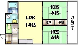 イトービル1（大芝）  ｜ 広島県広島市西区大芝3丁目（賃貸マンション2LDK・3階・59.34㎡） その2