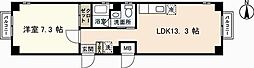 ヒルヴィスタ三滝 1LDKの間取図画像