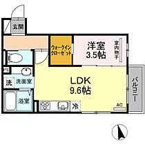 メルベーユ西原  ｜ 広島県広島市安佐南区西原9丁目（賃貸アパート1LDK・2階・34.76㎡） その2