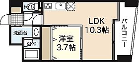 Ｓｈｅｔｌａｎｄ　Ｋｕｓｕｎｏｋｉ  ｜ 広島県広島市西区楠木町3丁目（賃貸マンション1LDK・2階・36.86㎡） その2