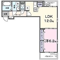 Ｗｅｓｔ　Ｒｉｖｅｒ　II  ｜ 広島県広島市西区小河内町1丁目（賃貸アパート1LDK・3階・45.80㎡） その2