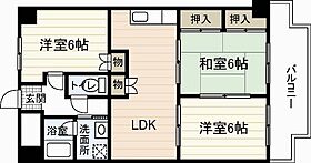 広島県広島市中区東白島町（賃貸マンション3LDK・4階・62.52㎡） その2