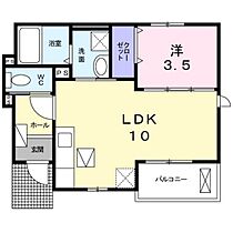 ローレル八木  ｜ 広島県広島市安佐南区八木6丁目（賃貸アパート1LDK・1階・34.05㎡） その2