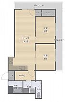 コーポラスウエキ  ｜ 広島県広島市中区富士見町（賃貸マンション2LDK・3階・62.00㎡） その2