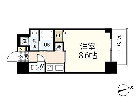 CASSIA河原町平和大通  ｜ 広島県広島市中区河原町（賃貸マンション1K・4階・27.52㎡） その2