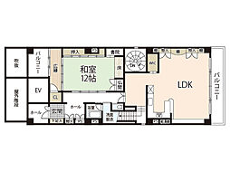 THE GARDEN PLACE OTEMACHI 5階1LDKの間取り