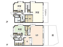 ロイヤルハイツ一茶苑 2階3LDKの間取り