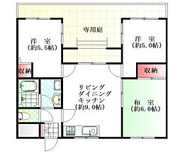 佐々木ビル 1階3LDKの間取り