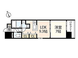 エムテラッツァ吉島東 1LDKの間取図画像
