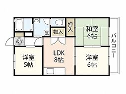 ソフィアコート古江西町 3LDKの間取図画像