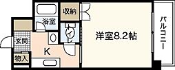 ラード・クルーセ 1Kの間取図画像