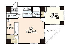 FULLHAUS 1LDKの間取図画像